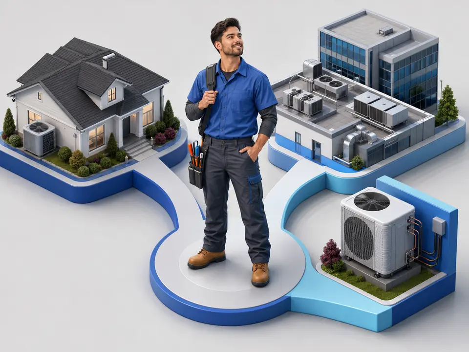 HVAC technicians building stable careers across California homes and businesses