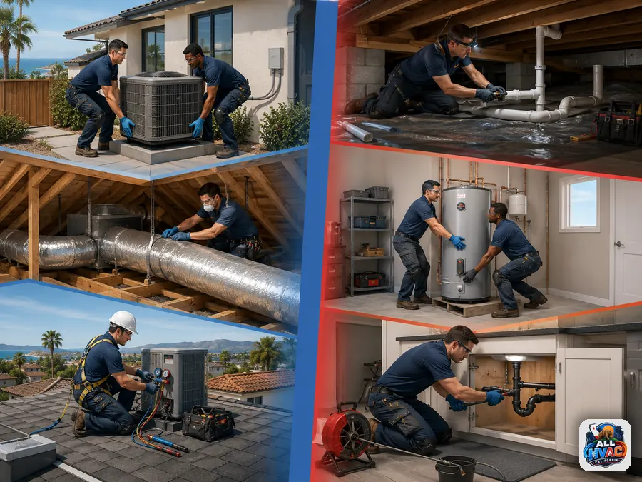 Physical demands of HVAC and plumbing work
