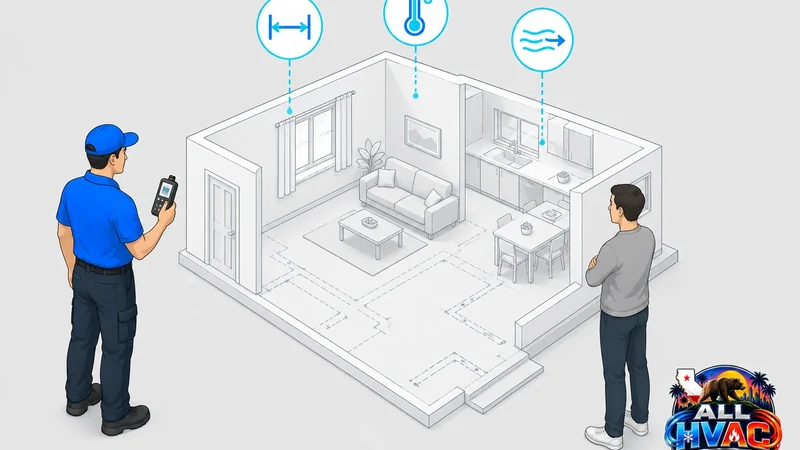 Technician diagnosing an air conditioner before recommending repair or replacement