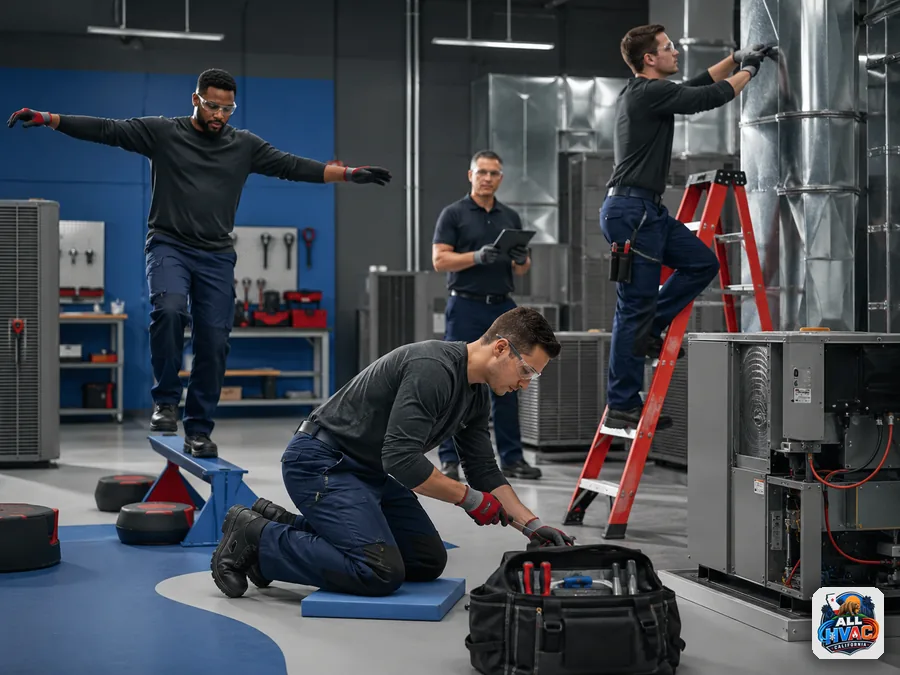 HVAC mobility and ladder safety training