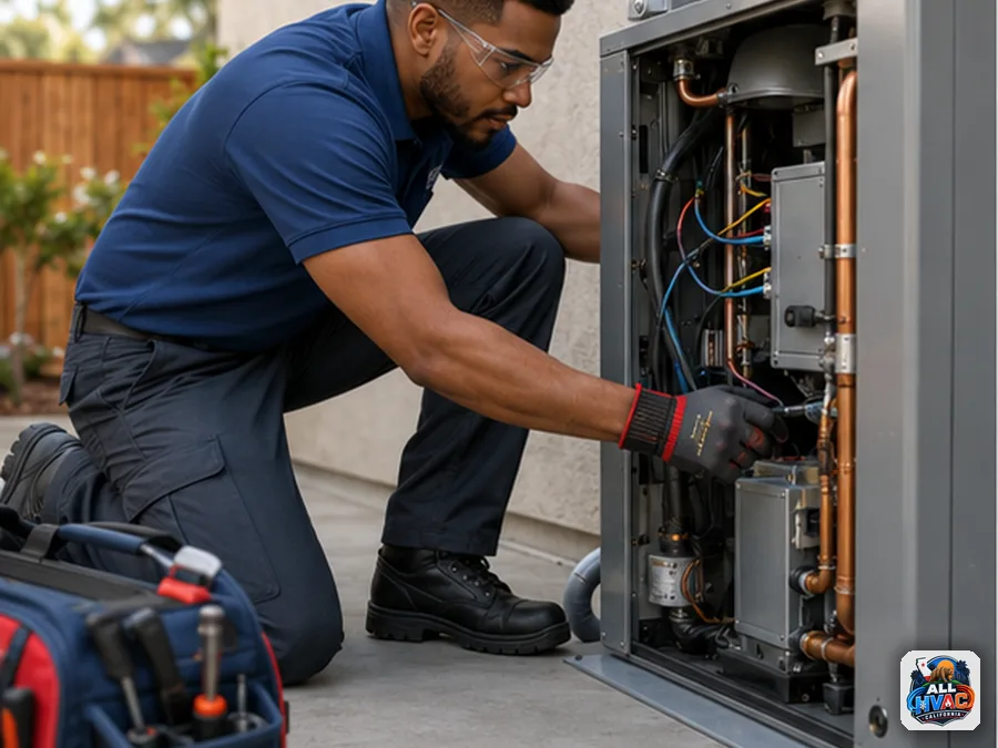 HVAC ladder and tight-space work requirements