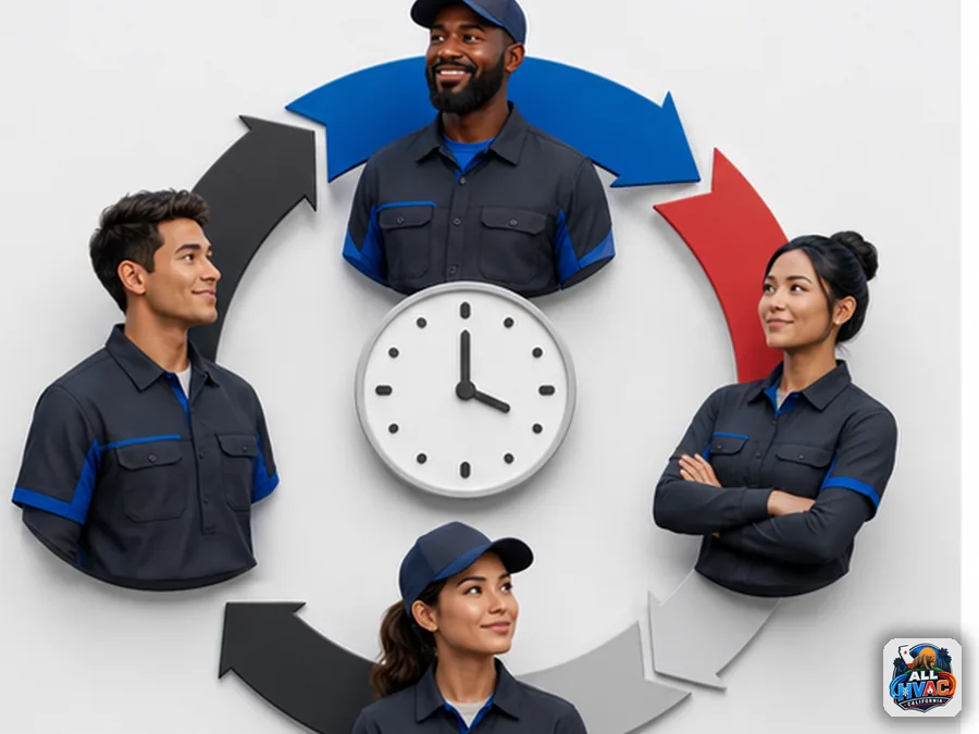 HVAC technician weekend rotation schedule