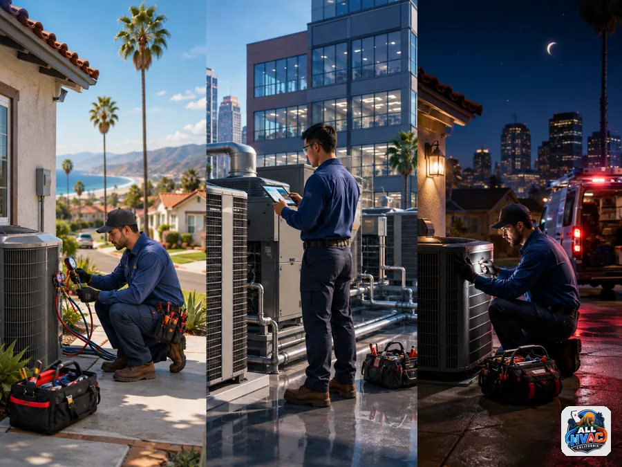 Residential commercial and emergency HVAC schedules