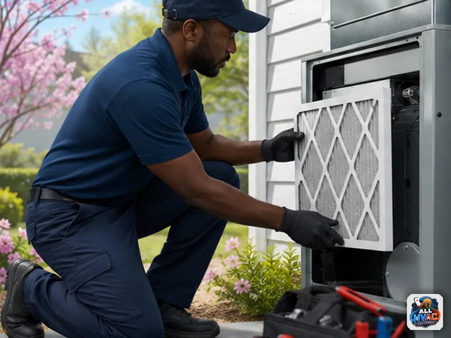 HVAC maintenance during shoulder season