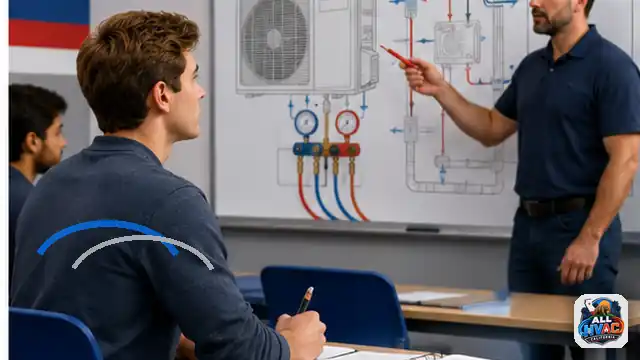 Animated adult starting HVAC training at age 27