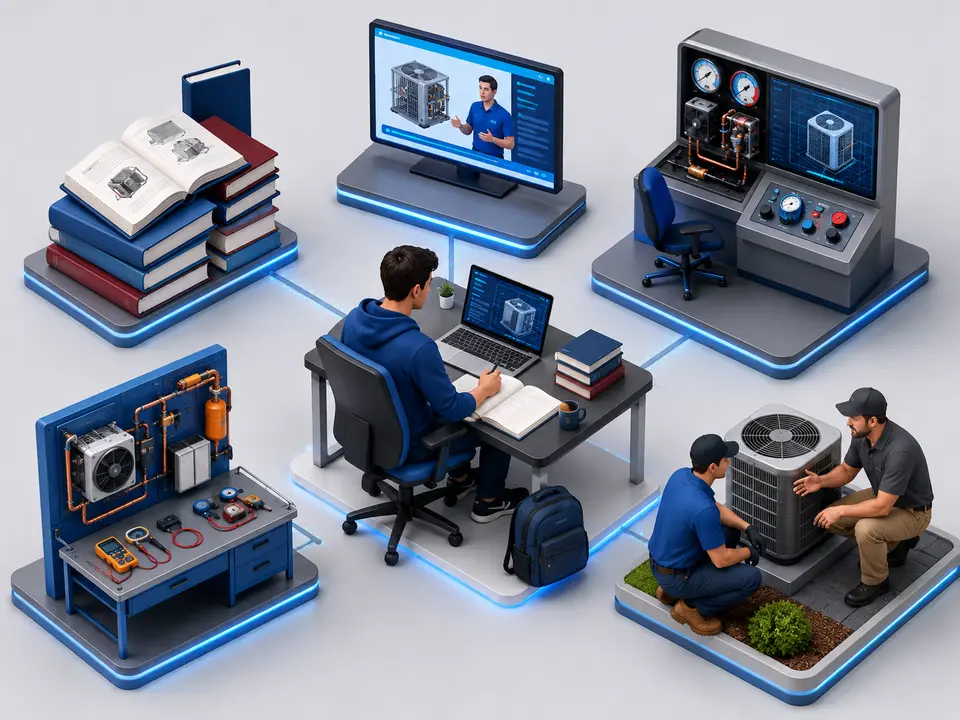 Can I Teach Myself HVAC Safe Learning Guide HVAC education guide